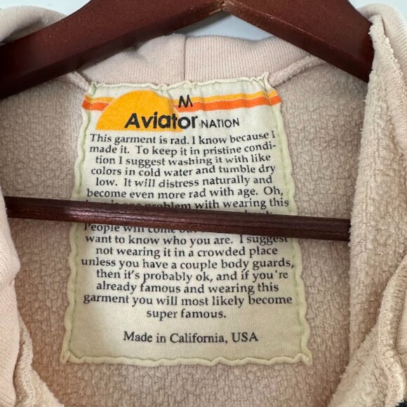 Aviator Nation Five Stripe Women's Hoodie - Picture 3 of 3